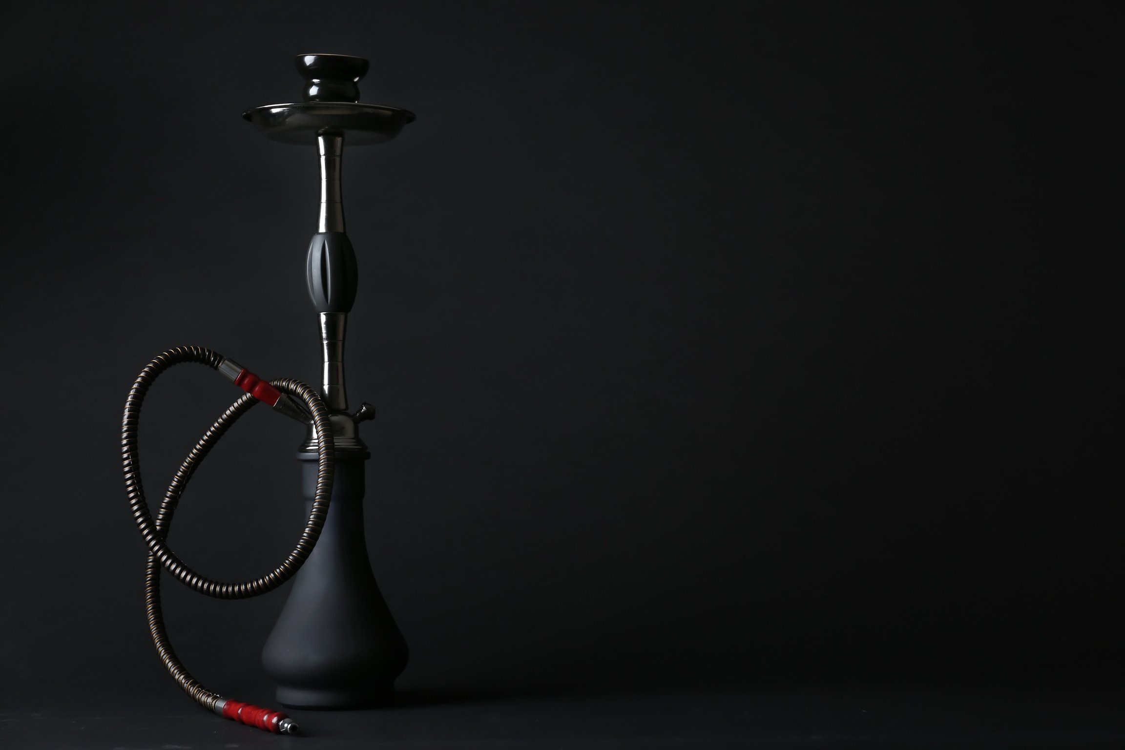 Hookah on Dark Background